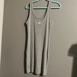Brand New Ribbed Grey Calvin Klein Dress 😍❤️‍🔥